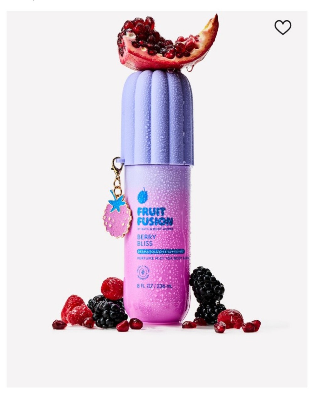Bath & Body Works Fruit Fusion Berry Bliss Mist - Pink & Purple